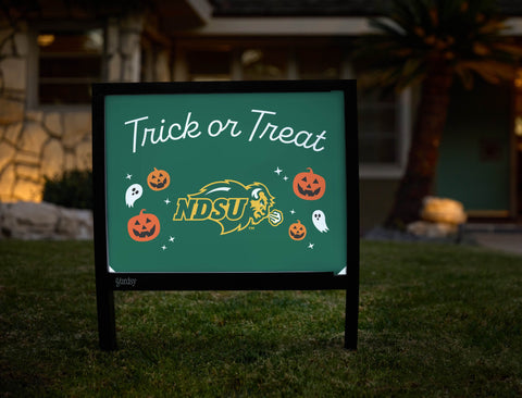 North Dakota Halloween Trick Or Treat Yardsy Sign yard sign