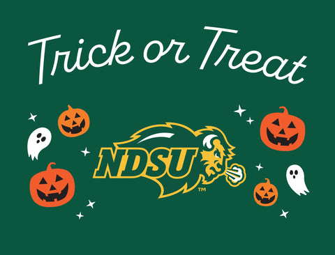 North Dakota Halloween Trick Or Treat Yardsy Sign yard sign