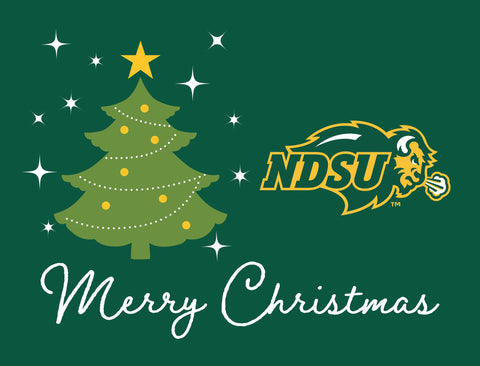 North Dakota Merry Christmas Yardsy Sign yard sign