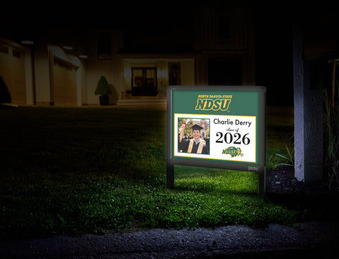 North Dakota State Graduate Custom Yardsy Sign yard sign
