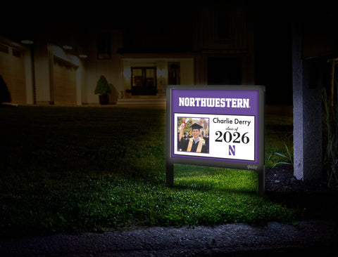 Northwestern Graduate Custom Yardsy Sign yard sign
