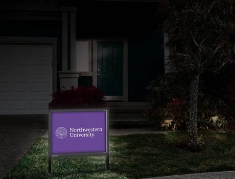 Northwestern University Purple Yardsy Sign