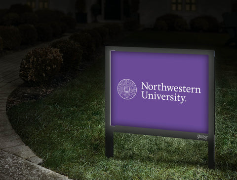 Northwestern University Purple Yardsy Sign