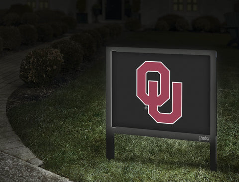 Oklahoma Athletics Mark Black Yardsy Sign