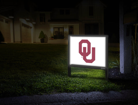 Oklahoma Athletics Mark White Yardsy Sign