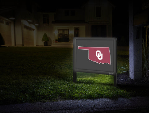 Oklahoma State Mark Black Yardsy Sign