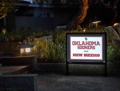 Oklahoma V New Mexico Yardsy Sign yard sign