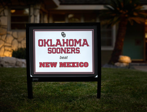 Oklahoma V New Mexico Yardsy Sign yard sign