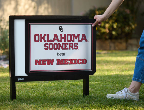 Oklahoma V New Mexico Yardsy Sign yard sign