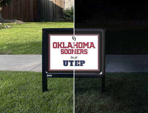 Oklahoma V Utep Yardsy Sign yard sign