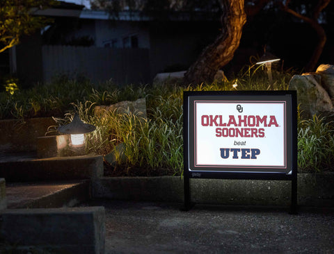 Oklahoma V Utep Yardsy Sign yard sign