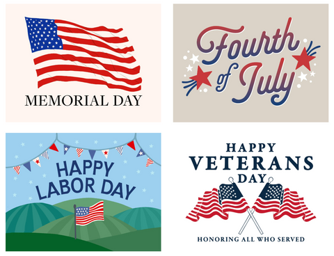 Patriotic Holidays Bundle (Inserts Only)