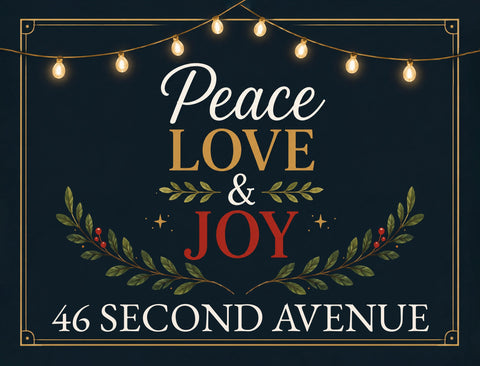 Peace, Love, & Joy Custom Yardsy Sign yard sign