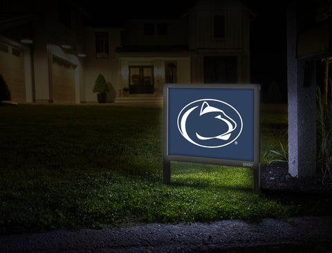 Penn State Lion Mark Navy Yardsy Sign