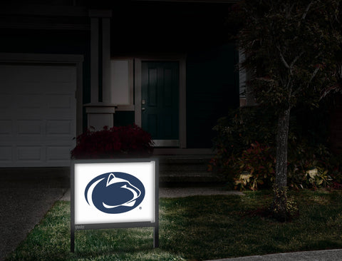 Penn State Lion Mark White Yardsy Sign