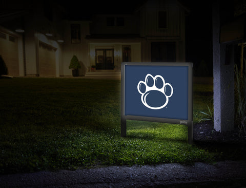 Penn State Paw Mark Navy Yardsy Sign
