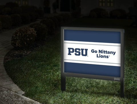 Penn State Psu Go Nittany Lions Navy Yardsy Sign Walkway
