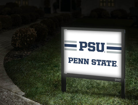Penn State Psu Stripes White Yardsy Sign Walkway