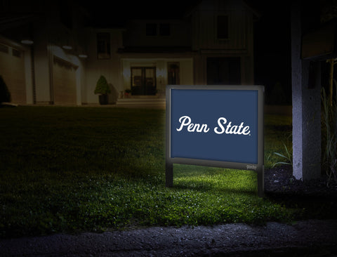 Penn State Script Mark Navy Yardsy Sign