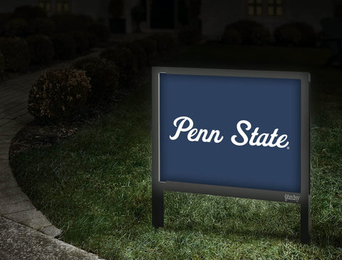 Penn State Script Mark Navy Yardsy Sign