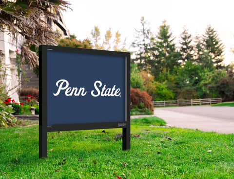 Penn State Script Mark Navy Yardsy Sign