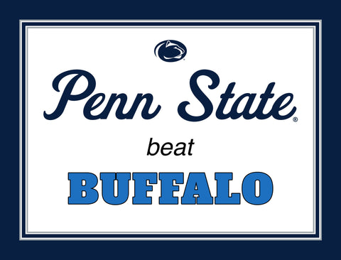 Penn State V Buffalo Yardsy Sign yard sign