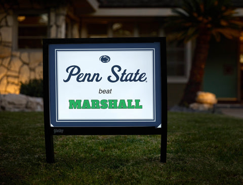 Penn State V Marshall Yardsy Sign yard sign