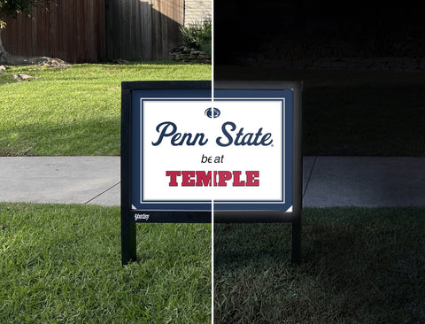 Penn State V Temple Yardsy Sign yard sign
