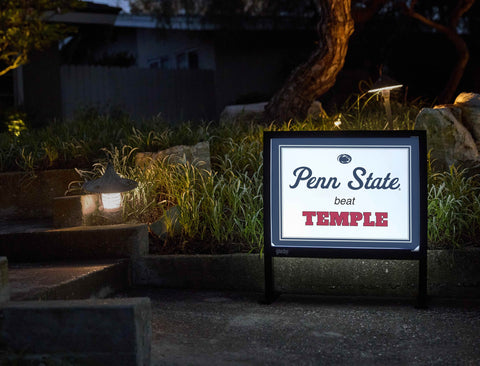 Penn State V Temple Yardsy Sign yard sign