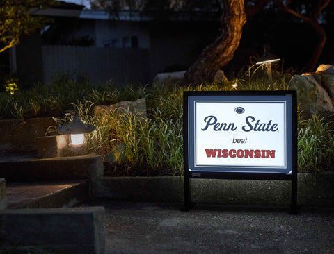 Penn State V Wisconsin Yardsy Sign yard sign