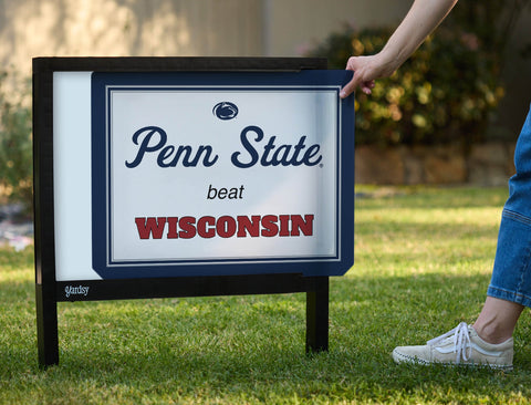 Penn State V Wisconsin Yardsy Sign yard sign