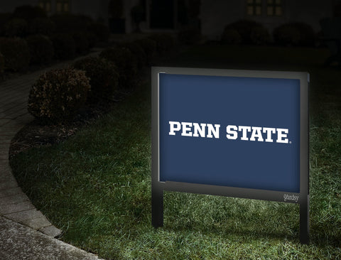 Penn State Wordmark Navy Yardsy Sign