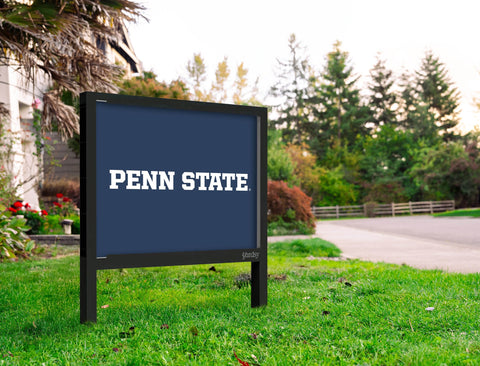 Penn State Wordmark Navy Yardsy Sign