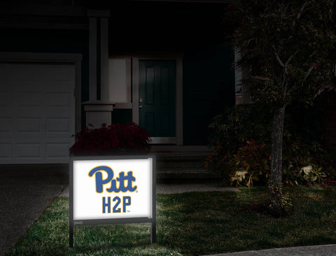 Pittsburgh Pitt H2P White Yardsy Sign