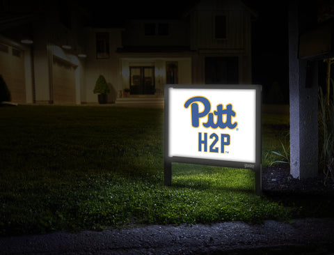Pittsburgh Pitt H2P White Yardsy Sign
