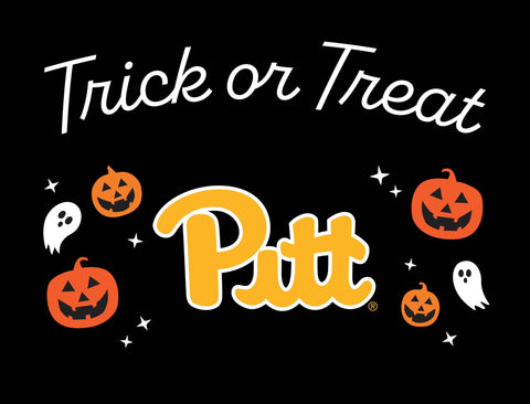 Pittsburgh Halloween Trick Or Treat Yardsy Sign yard sign