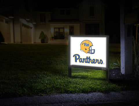 Pittsburgh Helmet Panthers White Yardsy Sign