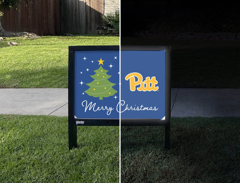 Pittsburgh Merry Christmas Yardsy Sign yard sign
