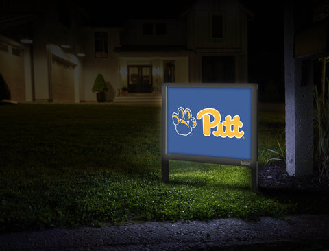 Pittsburgh Pitt Paw Game Royal Yardsy Sign