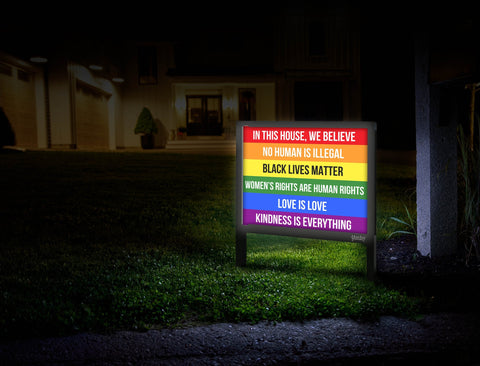 Pride In This House Yardsy Sign Mailbox