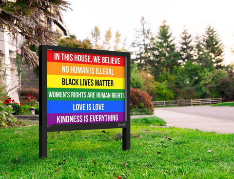 Pride In This House Yardsy Sign Yard
