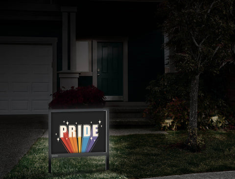 Pride Yardsy Sign Front Door