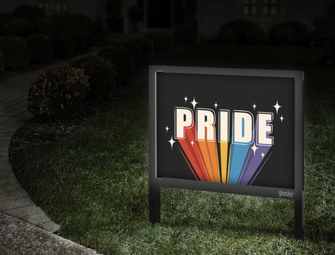 Pride Yardsy Sign Walkway