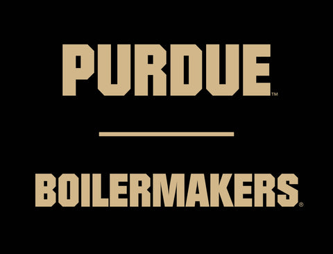 Purdue Boilmakers Athletic Mark Black Yardsy Sign yard sign