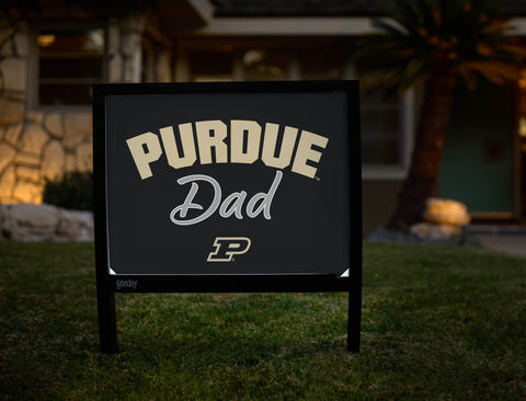 Purdue Dad Yardsy Sign yard sign