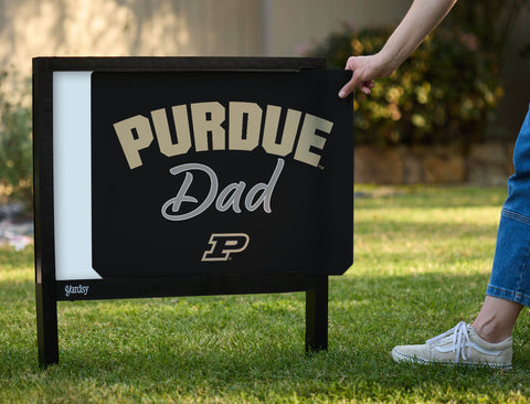 Purdue Dad Yardsy Sign yard sign