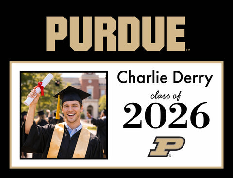 Purdue Graduate Custom Yardsy Sign yard sign