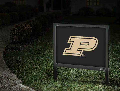 Purdue P Black Gold Yardsy Sign