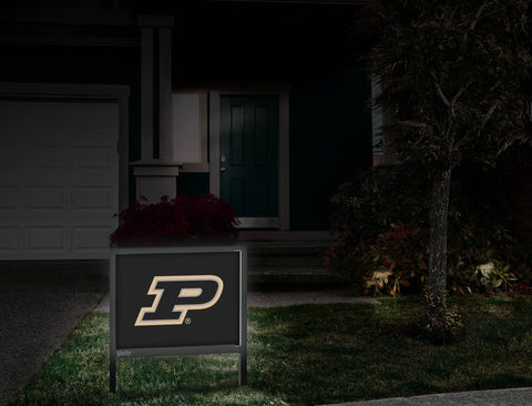 Purdue P Black Yardsy Sign