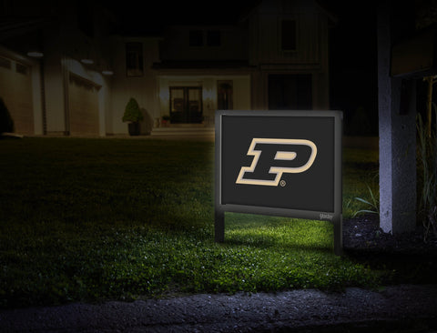 Purdue P Black Yardsy Sign